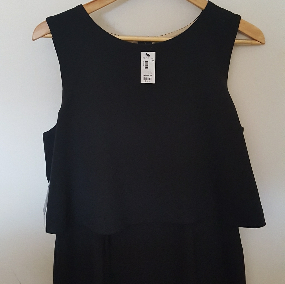 Black and lace dress from The Limited